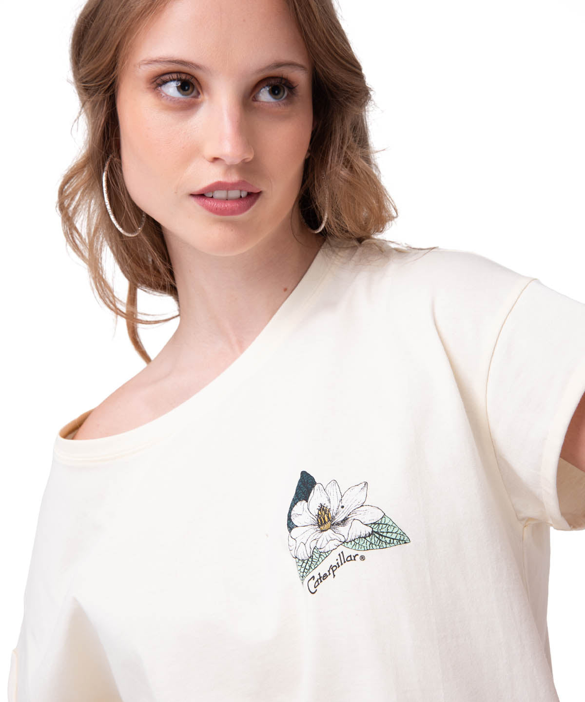 Camiseta Botanical Relaxed Gr Mujer Color Blanco-3