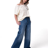 Camiseta Botanical Relaxed Gr Mujer Color Blanco-4