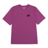 Camiseta Cat Small Logo Tee Para Hombre Color Negro