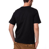 Camiseta Cat Small Logo Tee Hombre Color Negro-2