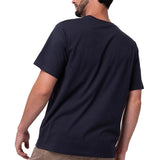 Camiseta Cat Small Logo Tee Hombre Color Azul-3