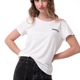 Camiseta W Caterpillar Logo T Mujer Color Blanco-1