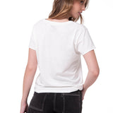 Camiseta W Caterpillar Logo T Mujer Color Blanco-2