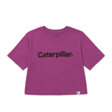 Camiseta Caterpillar Ringer C Para Mujer Color Morado