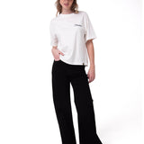 Camiseta Moment In Time Boxy Mujer Color Blanco-1