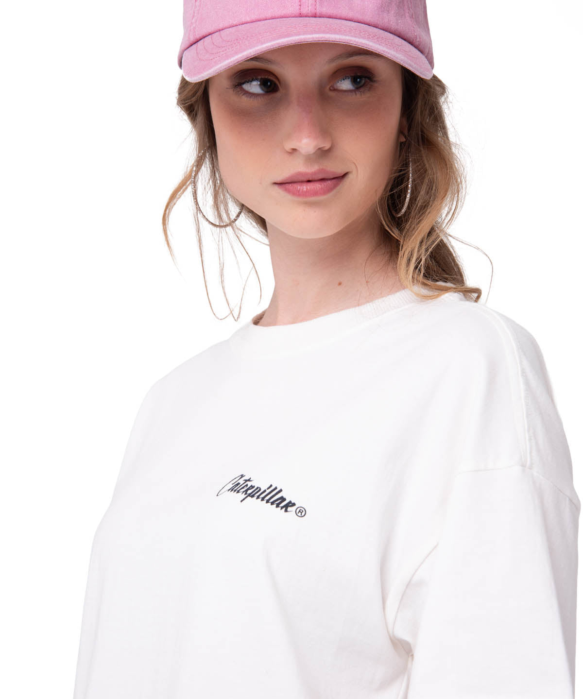 Camiseta Moment In Time Boxy Mujer Color Blanco-4