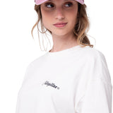 Camiseta Moment In Time Boxy Mujer Color Blanco-4