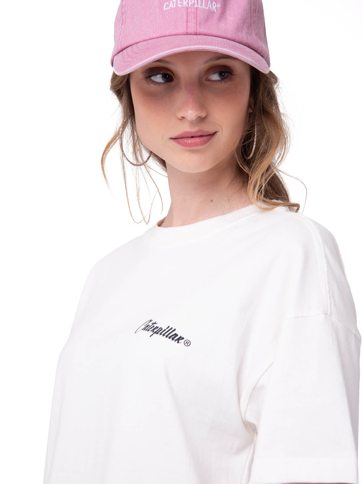 Camiseta Moment In Time Boxy Mujer Color Blanco-4