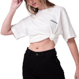 Camiseta Moment In Time Boxy Mujer Color Blanco-5