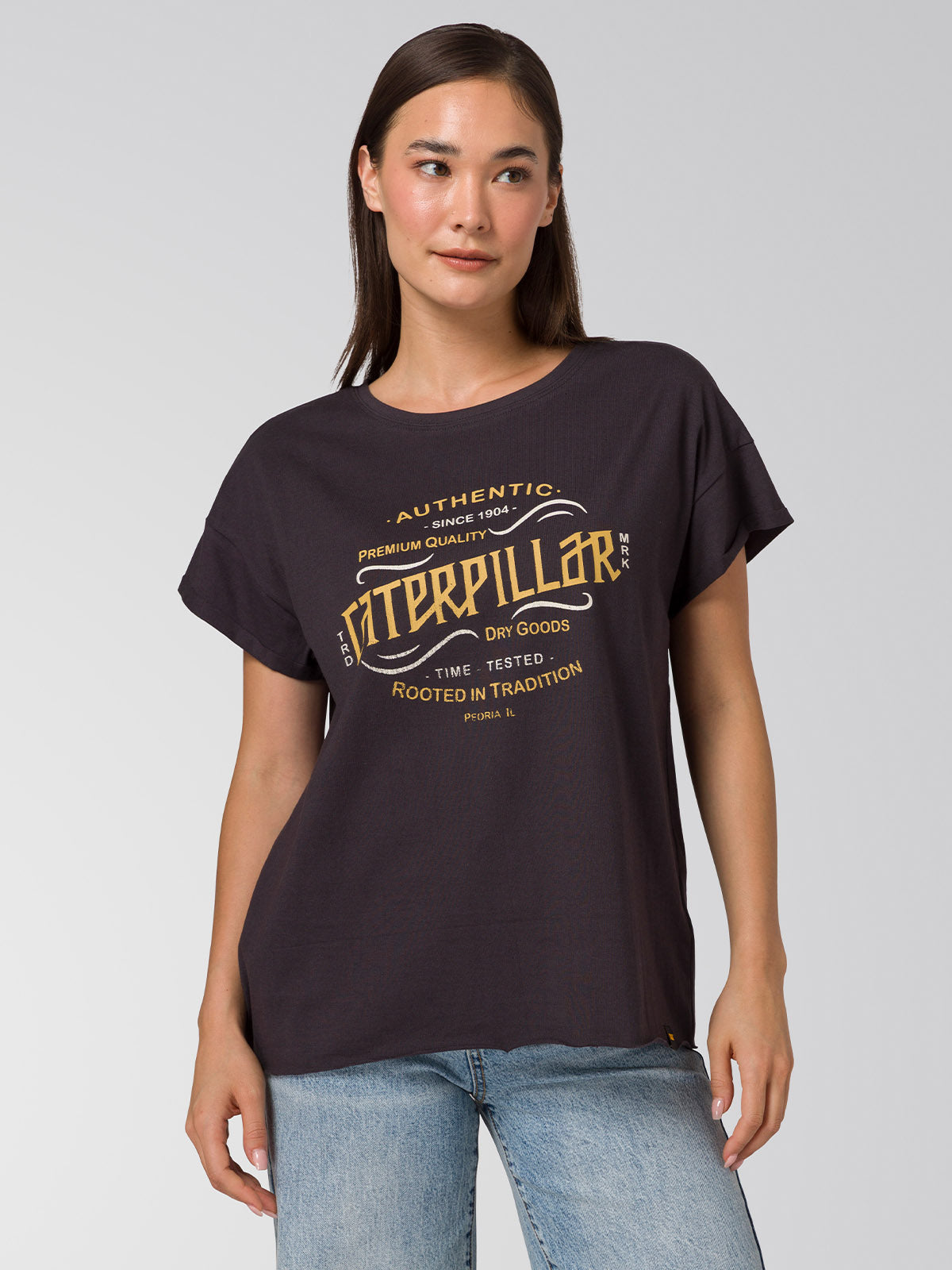 Camiseta Time Tested Relaxed Mujer Color Negro-2