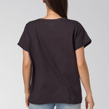 Camiseta Time Tested Relaxed Mujer Color Negro-4