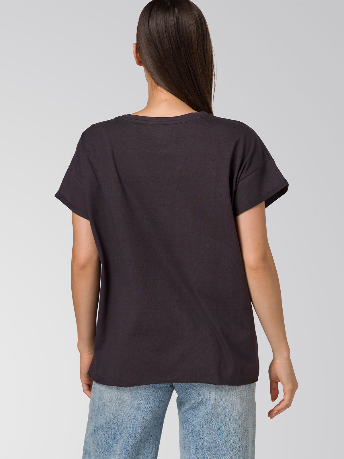 Camiseta Time Tested Relaxed Mujer Color Negro-4