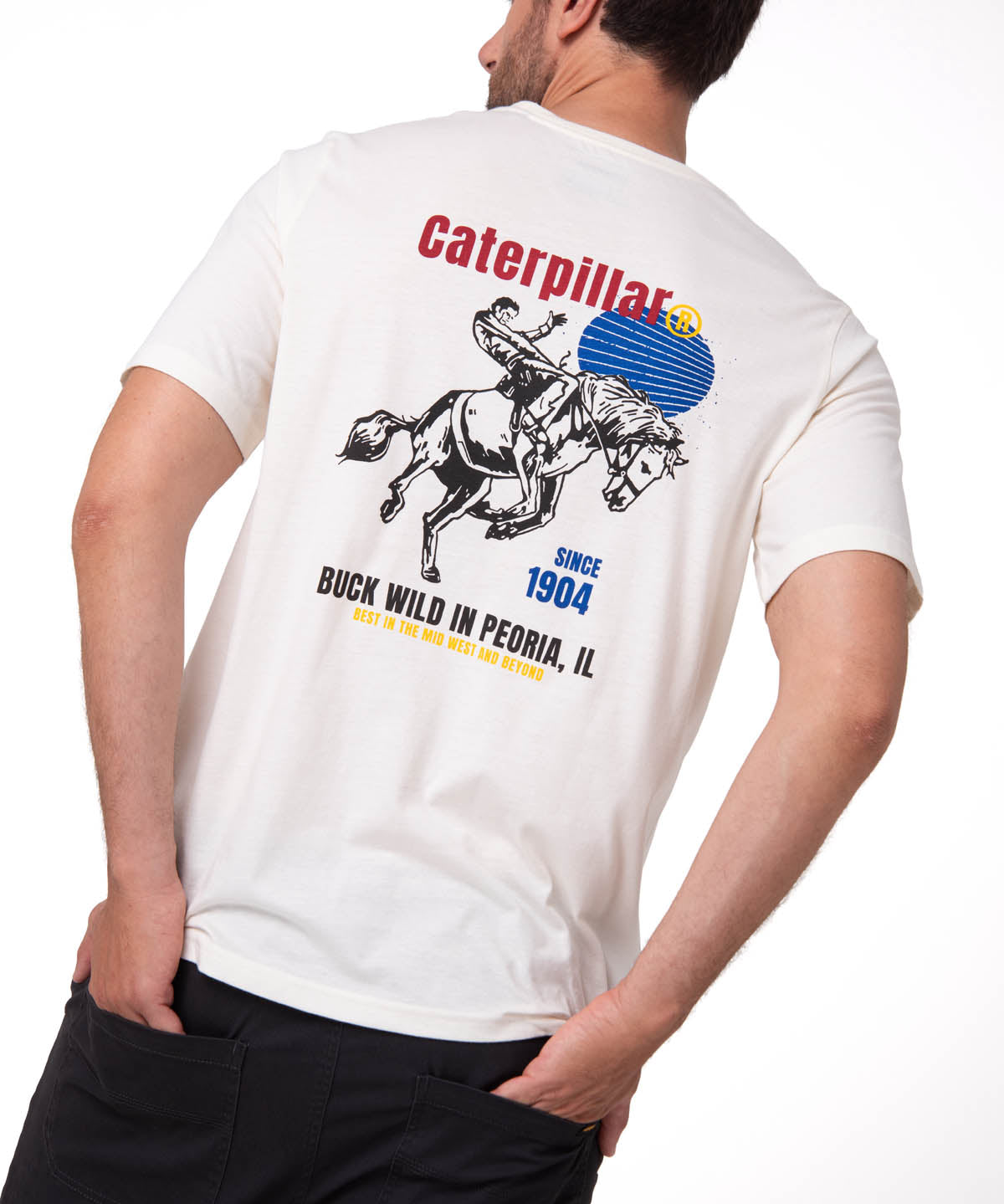 Camiseta Western Urban Graphi Hombre Color Blanco-2