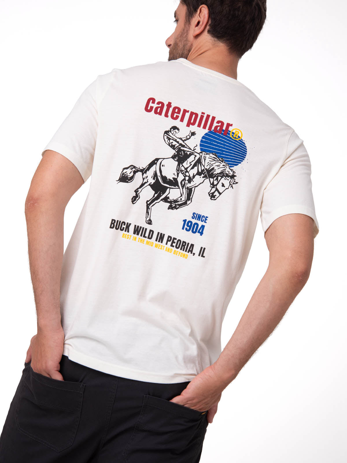 Camiseta Western Urban Graphi Hombre Color Blanco-2