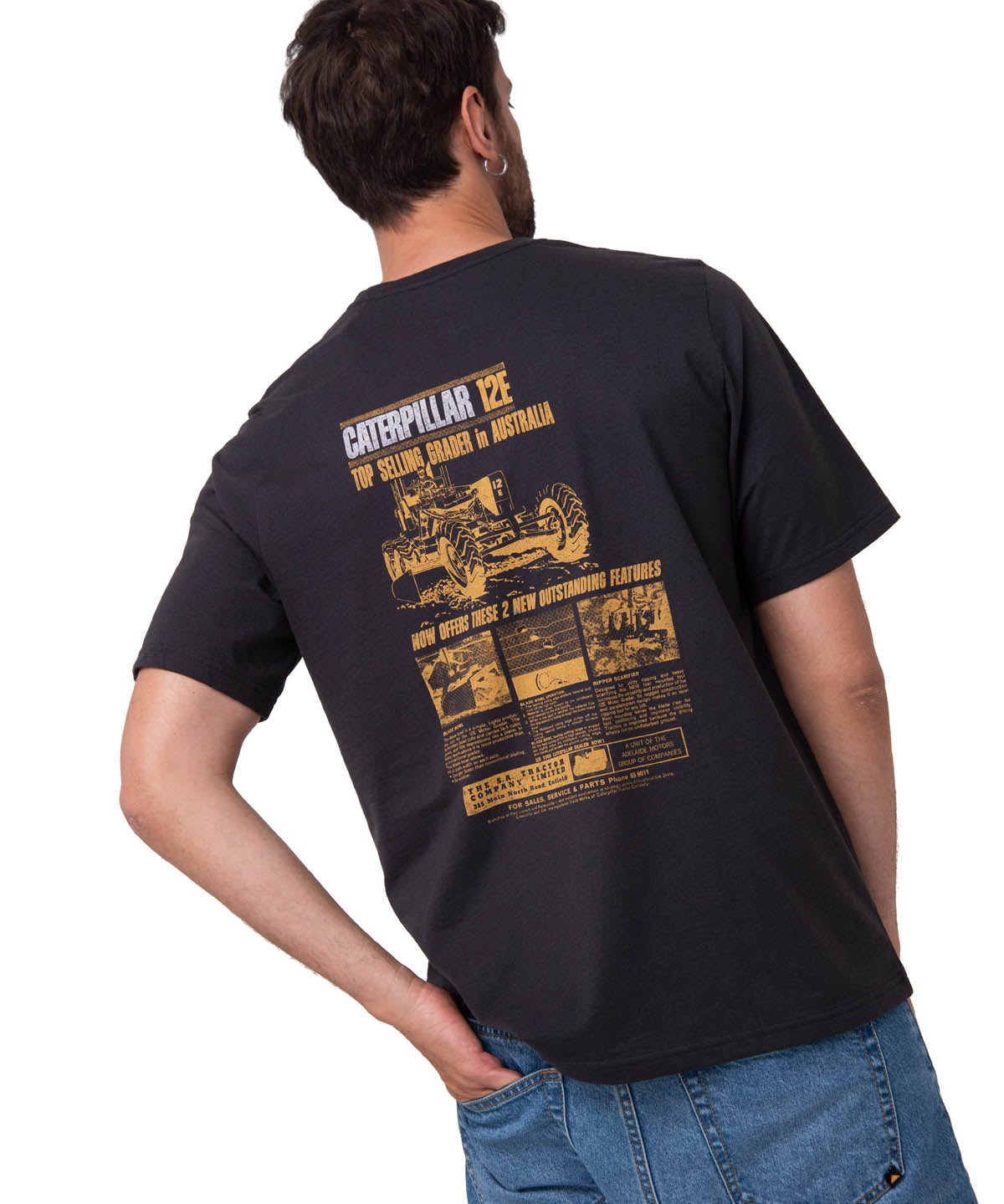 Camiseta Moto Urban Graphic T Hombre Color Negro-3