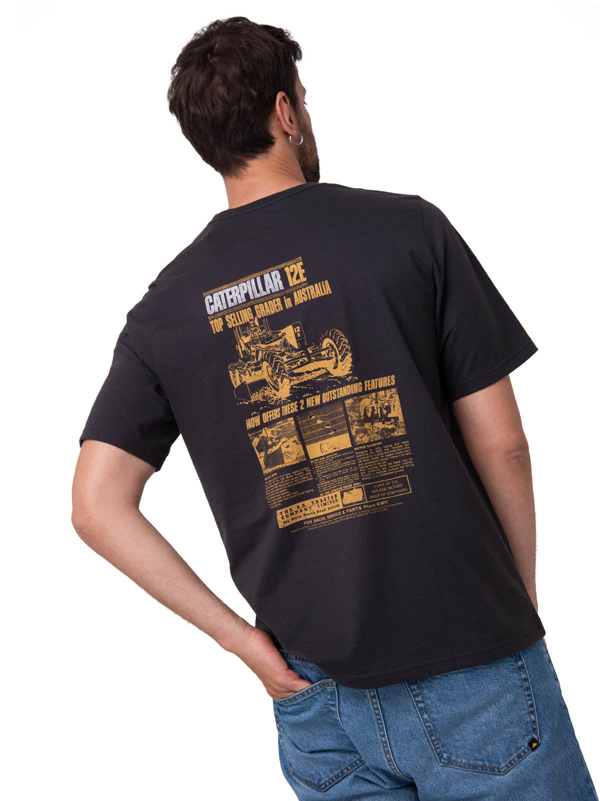 Camiseta Moto Urban Graphic T Hombre Color Negro-3
