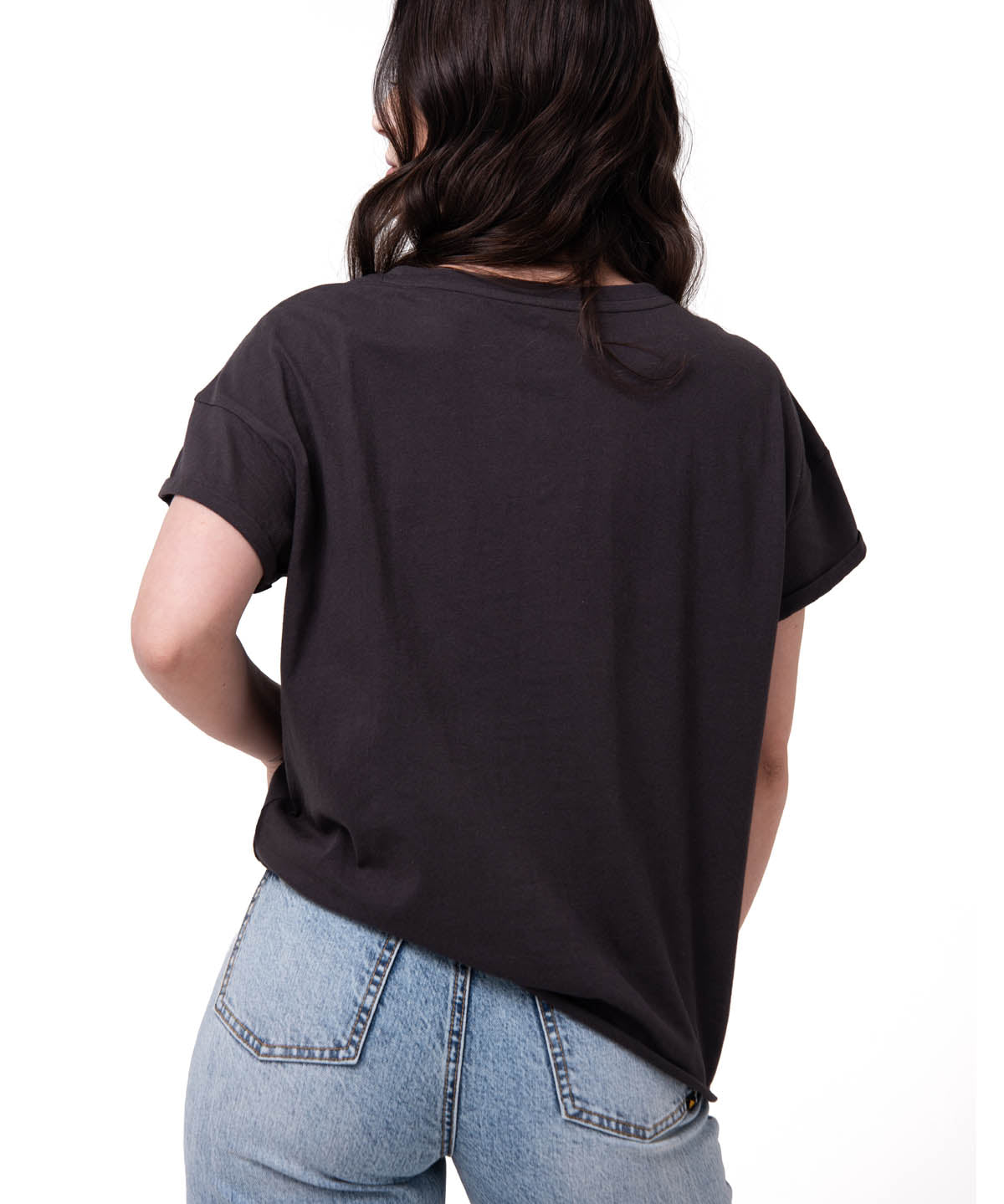 Camiseta Peoria Relaxed Graph Mujer Color Negro-2