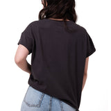Camiseta Peoria Relaxed Graph Mujer Color Negro-2