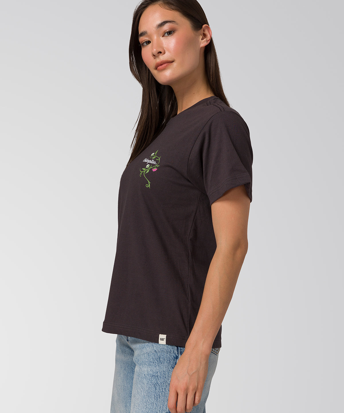 Camiseta Caterpillar Prisma F Mujer Color Negro-2