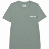 Camiseta Caterpillar Logo Tee Para Mujer Color Verde