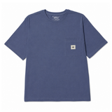 Camiseta Solid Pocket Label T Para Hombre Color Azul