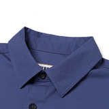 Camisa Utility Manga Corta Para Hombre Color Azul