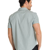 Camisa Utility Manga Corta Shirt Para Mujer Color Gris-3