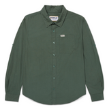 Camisa Convertible Manga Larga Popl Para Hombre Color Verde