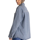 Camisa Oversized Hickory St Para Mujer Color Gris-3