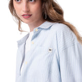 Camisa Oversized Poplin Shi Mujer Color Celeste-4