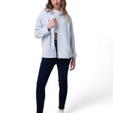 Camisa Oversized Poplin Shi Mujer Color Celeste-5