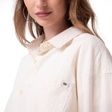 Camisa Oversized Poplin Shi Mujer Color Blanco-3