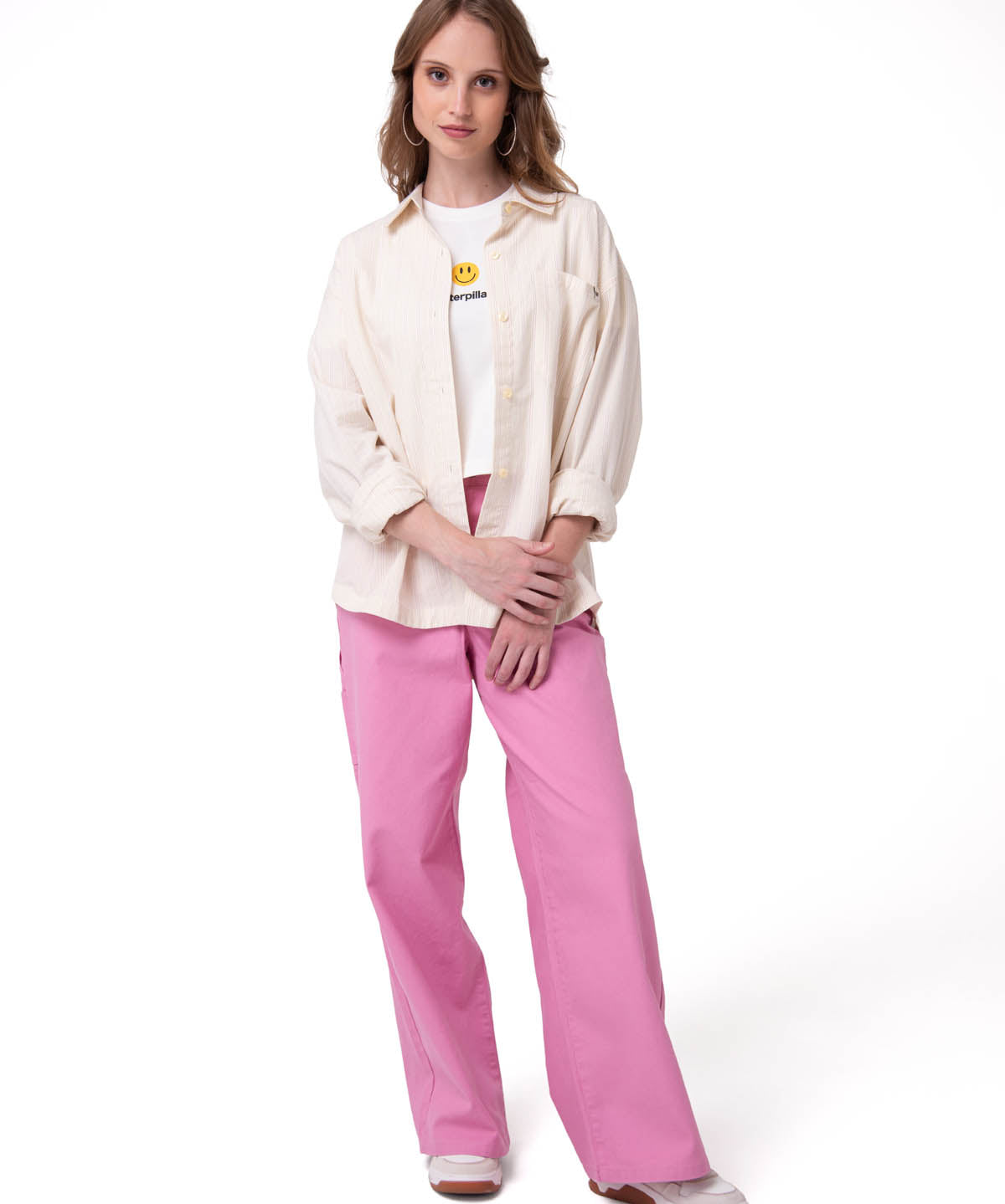 Camisa Oversized Poplin Shi Mujer Color Blanco-4