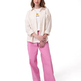 Camisa Oversized Poplin Shi Mujer Color Blanco-4