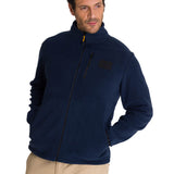 Saco Microfleece Zip Hombre Color Azul-2
