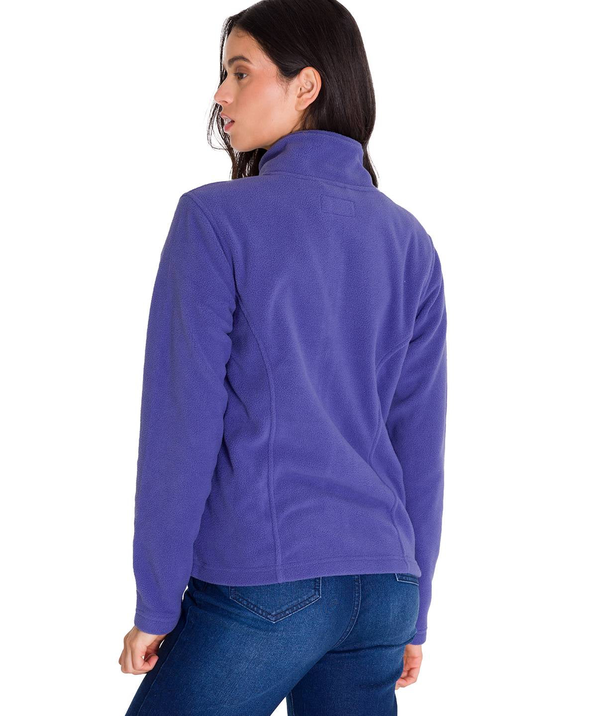 Saco Microfleece Full Z Para Mujer Color Azul-3