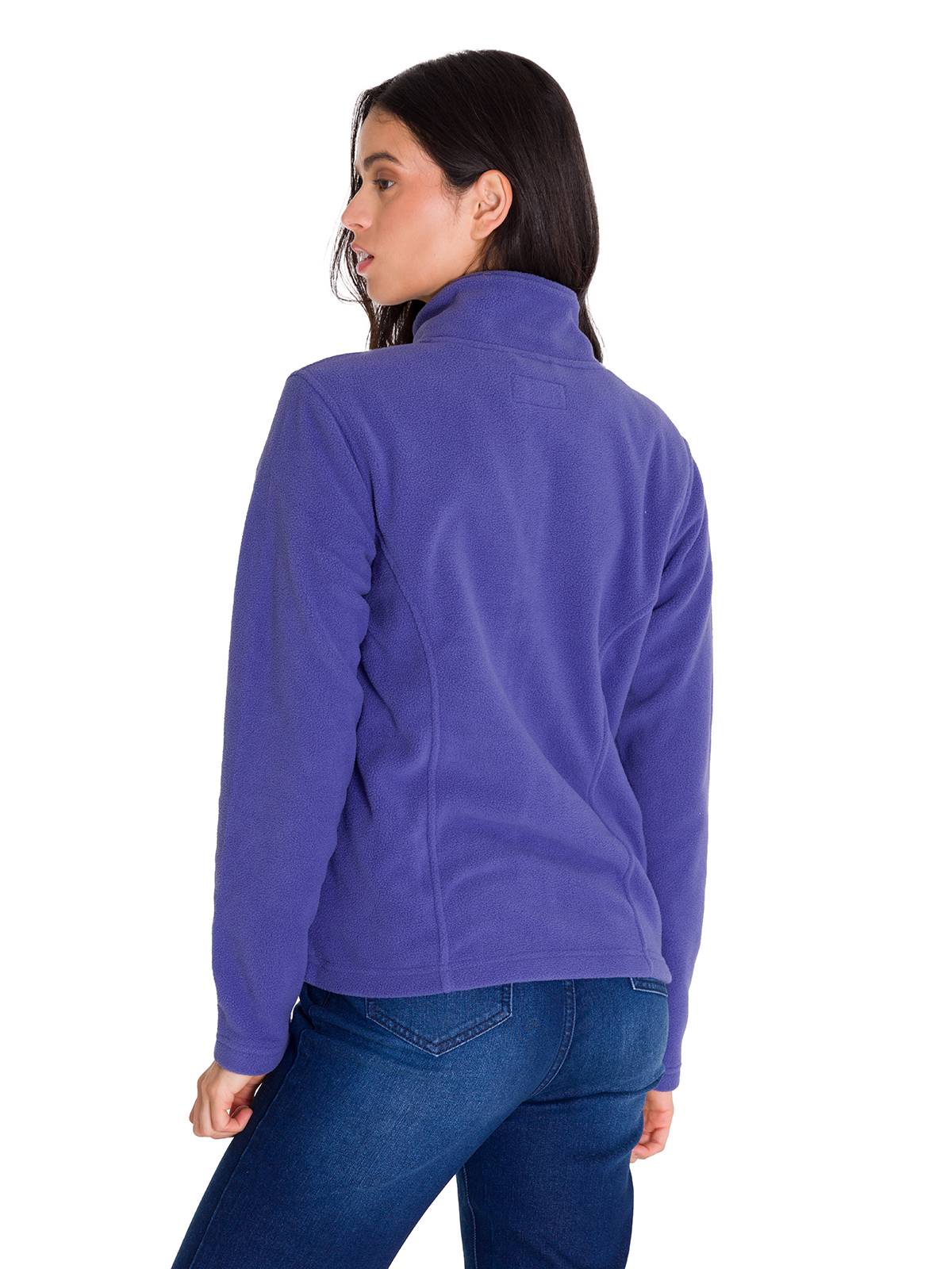 Saco Microfleece Full Z Para Mujer Color Azul-3