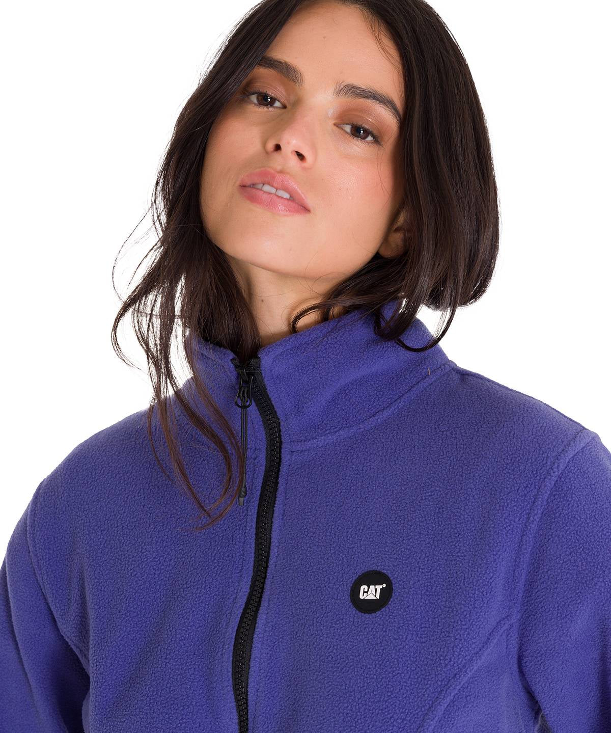 Saco Microfleece Full Z Para Mujer Color Azul-4