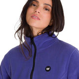 Saco Microfleece Full Z Para Mujer Color Azul-4