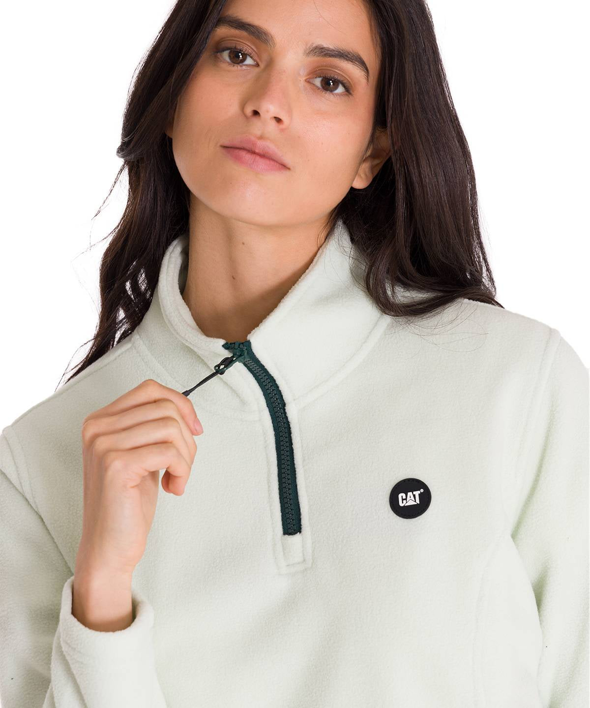 Saco Microfleece Quarte Para Mujer Color Verde-4