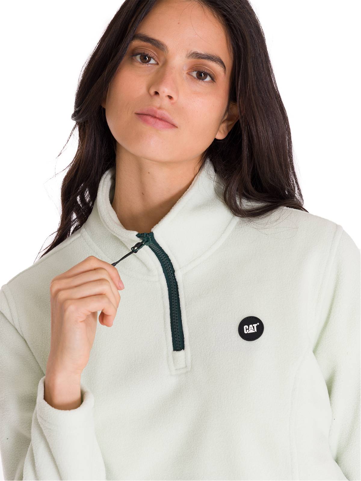 Saco Microfleece Quarte Para Mujer Color Verde-4