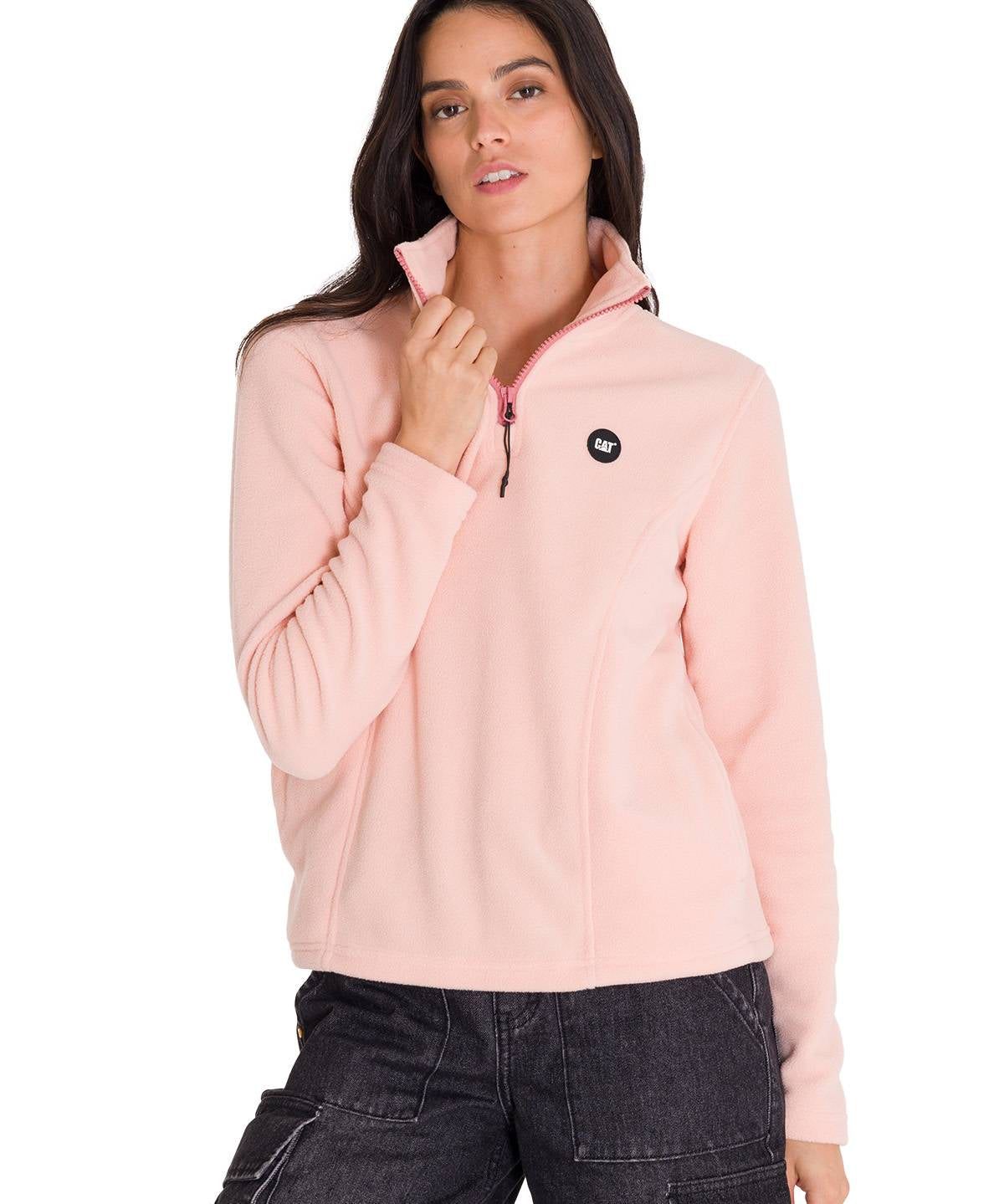 Saco Microfleece Quarte Para Mujer Color Rosado-2