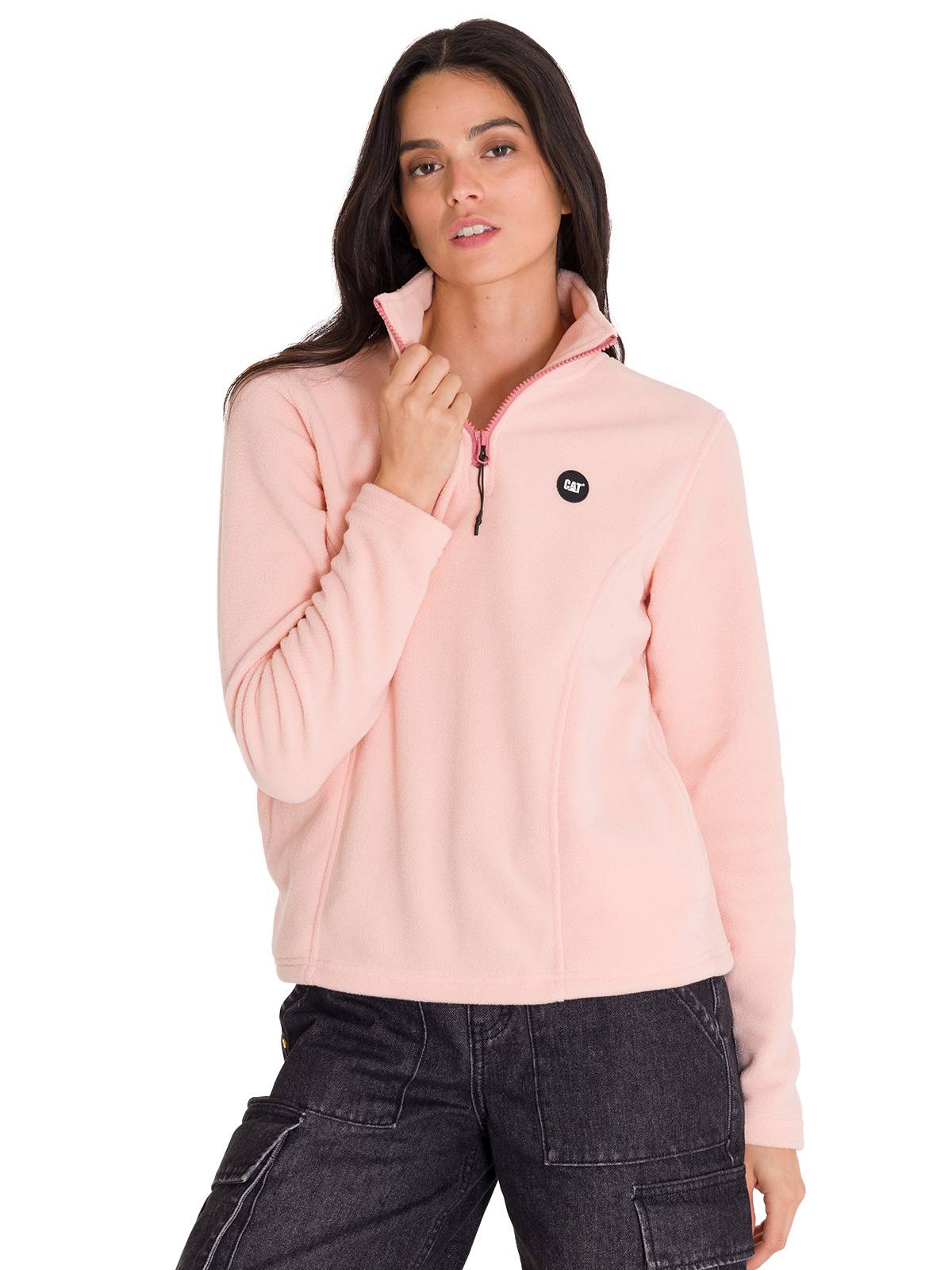 Saco Microfleece Quarte Para Mujer Color Rosado-2