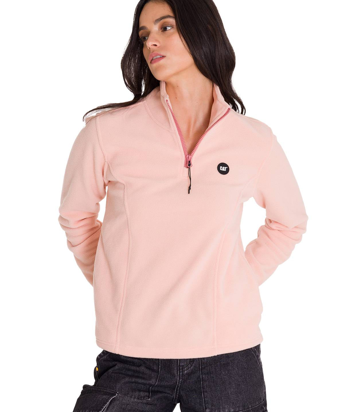 Saco Microfleece Quarte Para Mujer Color Rosado-3