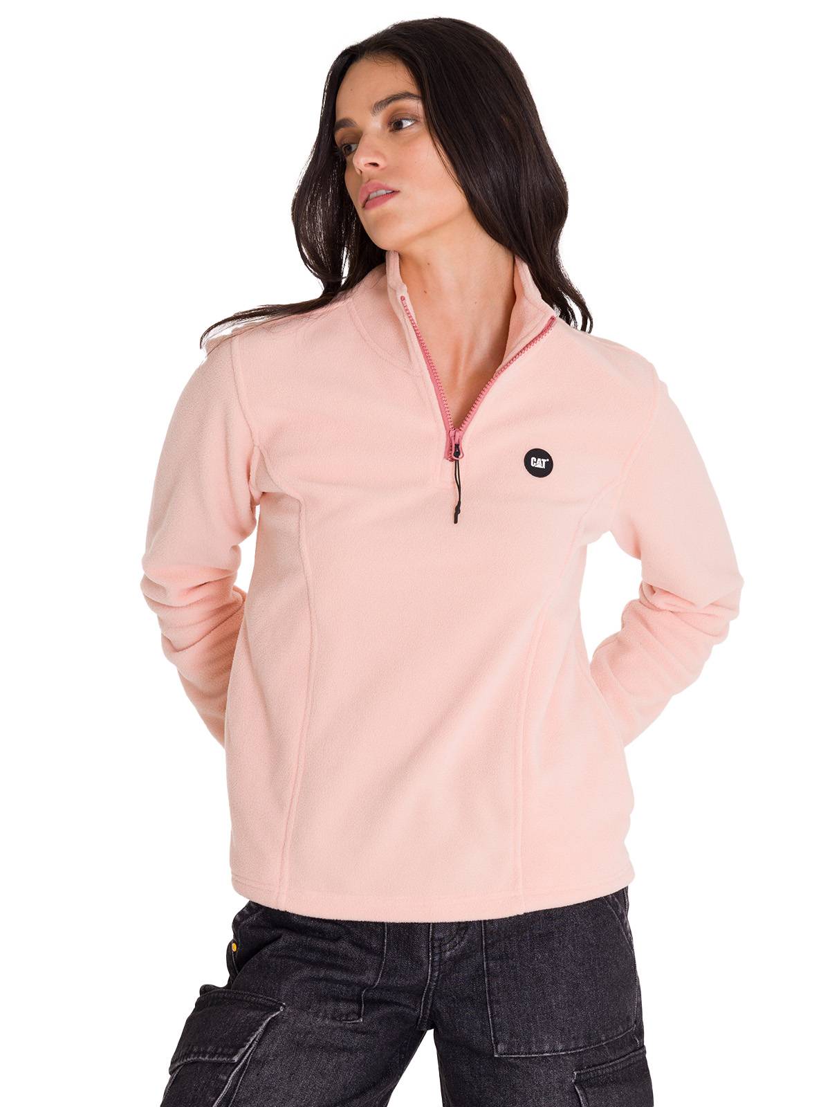 Saco Microfleece Quarte Para Mujer Color Rosado-3
