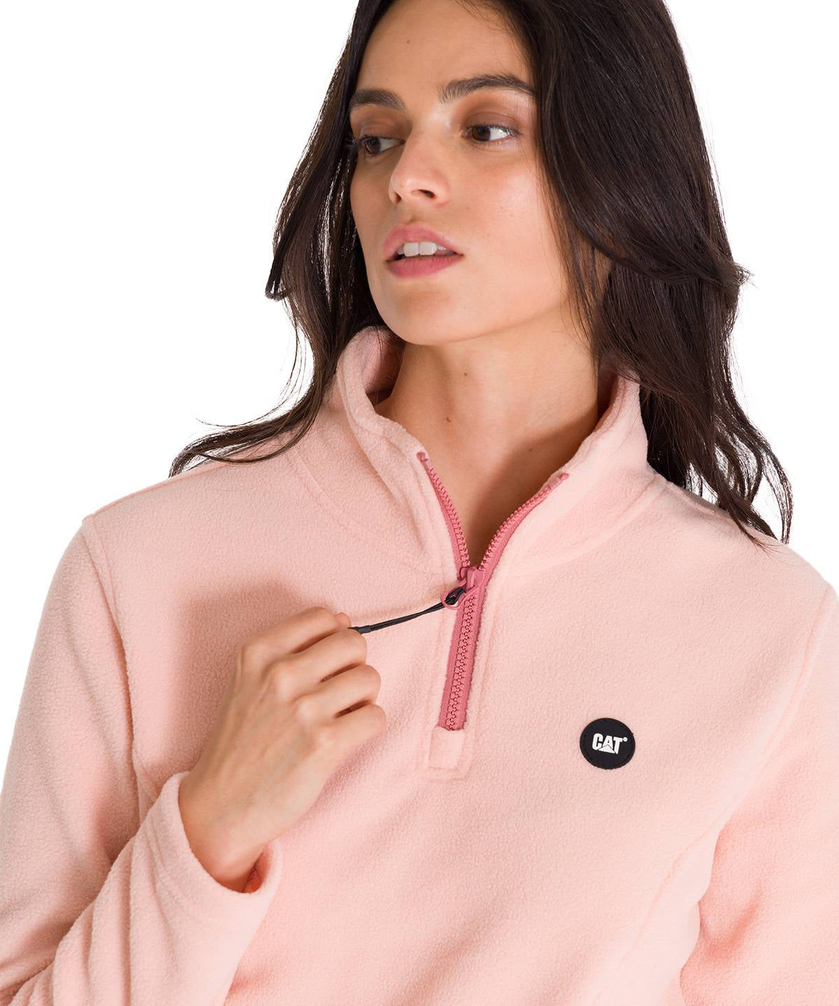 Saco Microfleece Quarte Para Mujer Color Rosado-4