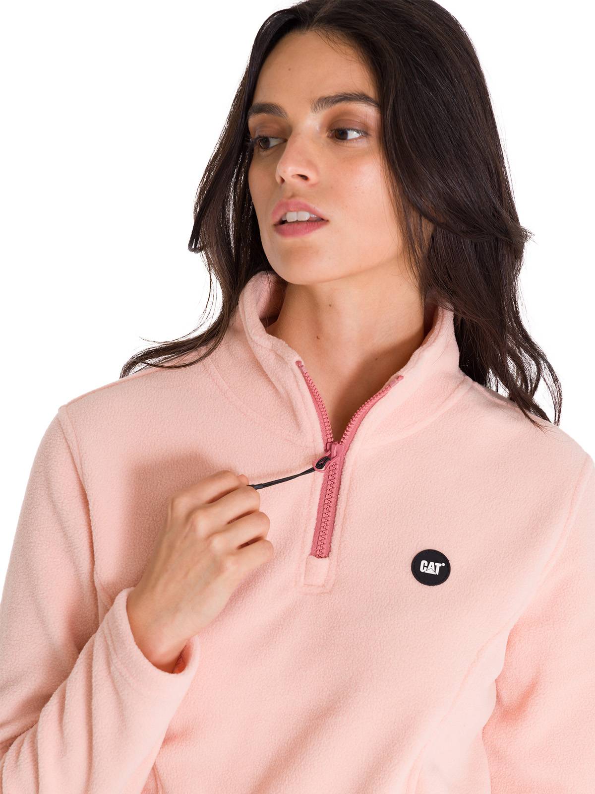 Saco Microfleece Quarte Para Mujer Color Rosado-4