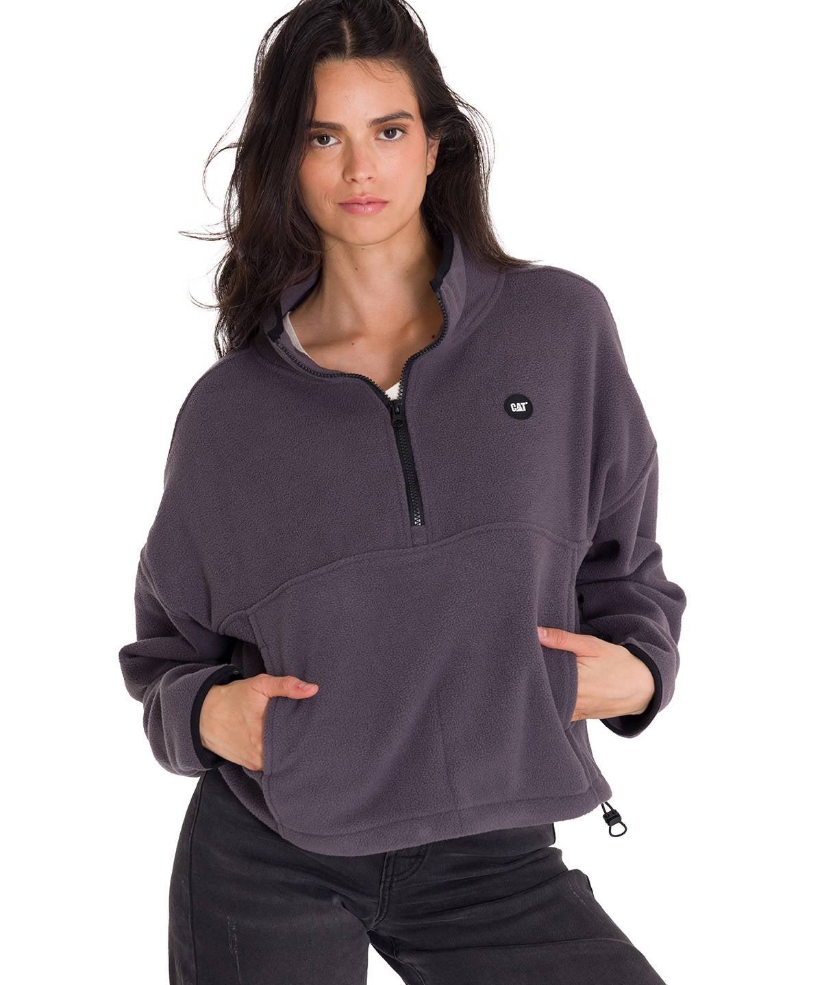 Saco Boxy Oversized Hal Para Mujer Color Gris-1