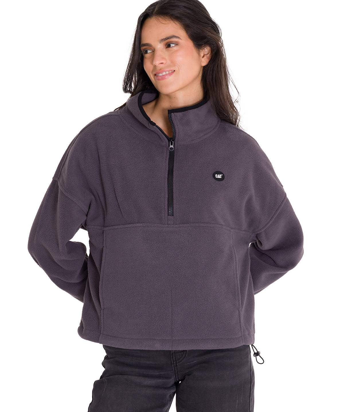 Saco Boxy Oversized Hal Para Mujer Color Gris-2