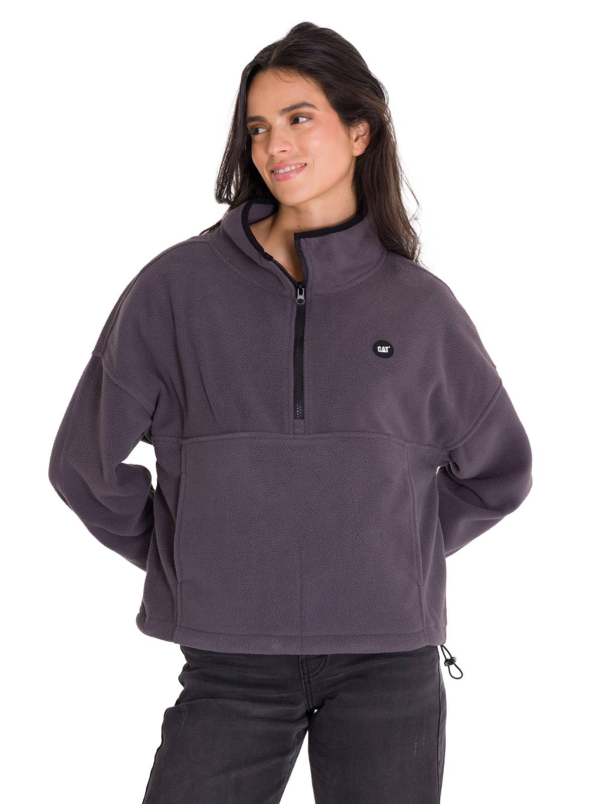 Saco Boxy Oversized Hal Para Mujer Color Gris-2